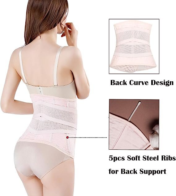 Postpartum Girdle C-Section Recovery Belt Back Support Belly Wrap Belly Band Shapewear