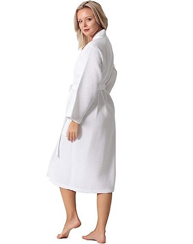 Waffle Knit Lightweight & Bath Robes for Women